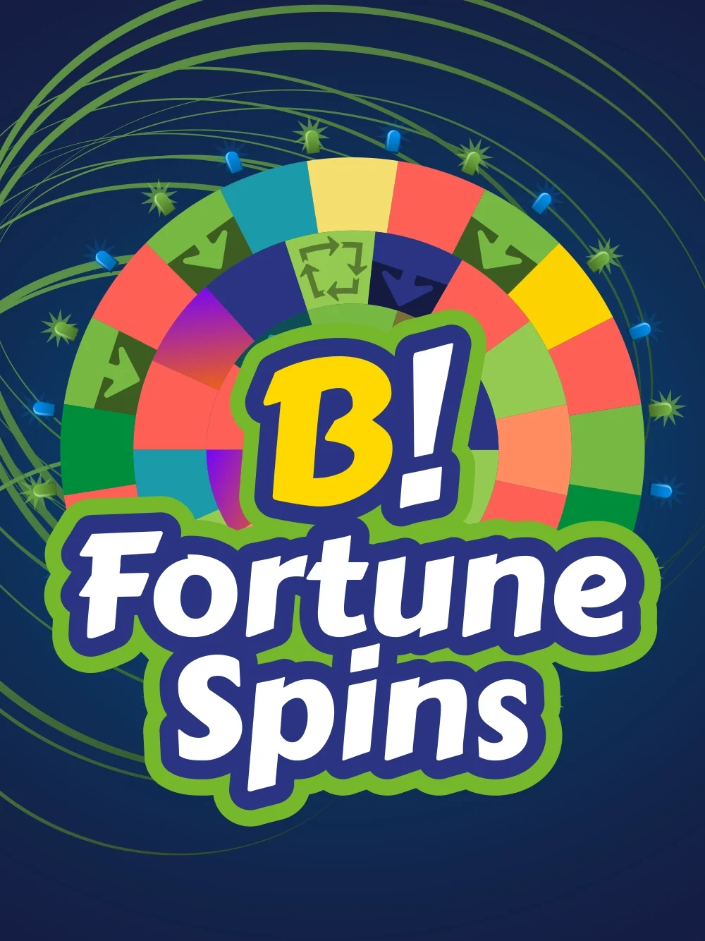 Juego de giros de fortuna con presentación compacta y premium